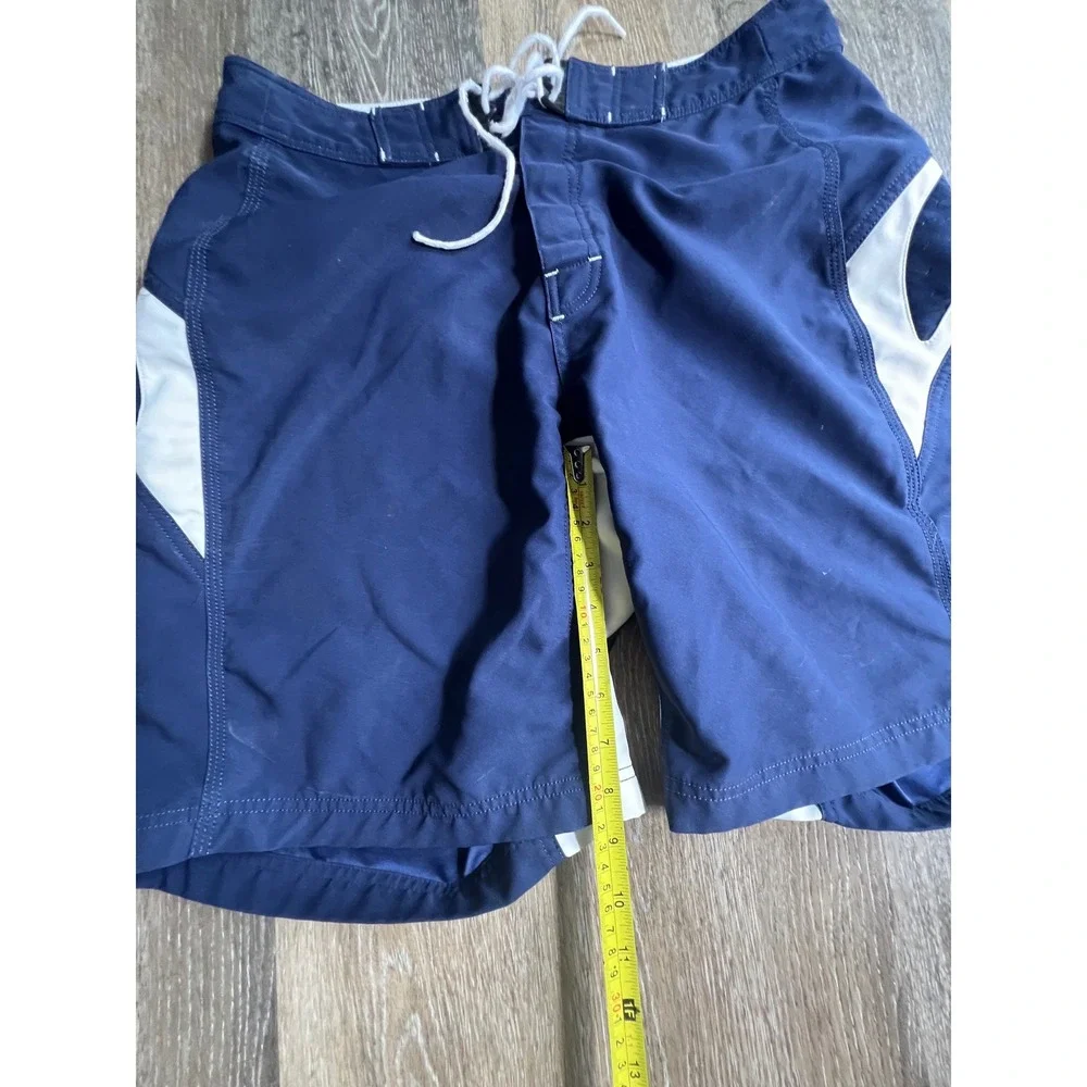 Oakley Board Shorts Mens 33 Navy Blue Y2K Surf Swim Trunks